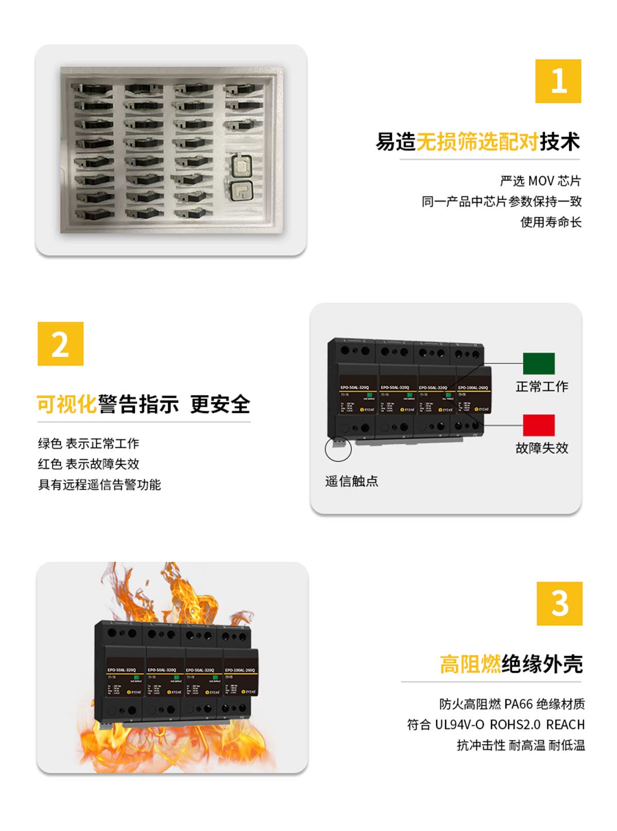 1+2级50kA浪涌保护器3大优势